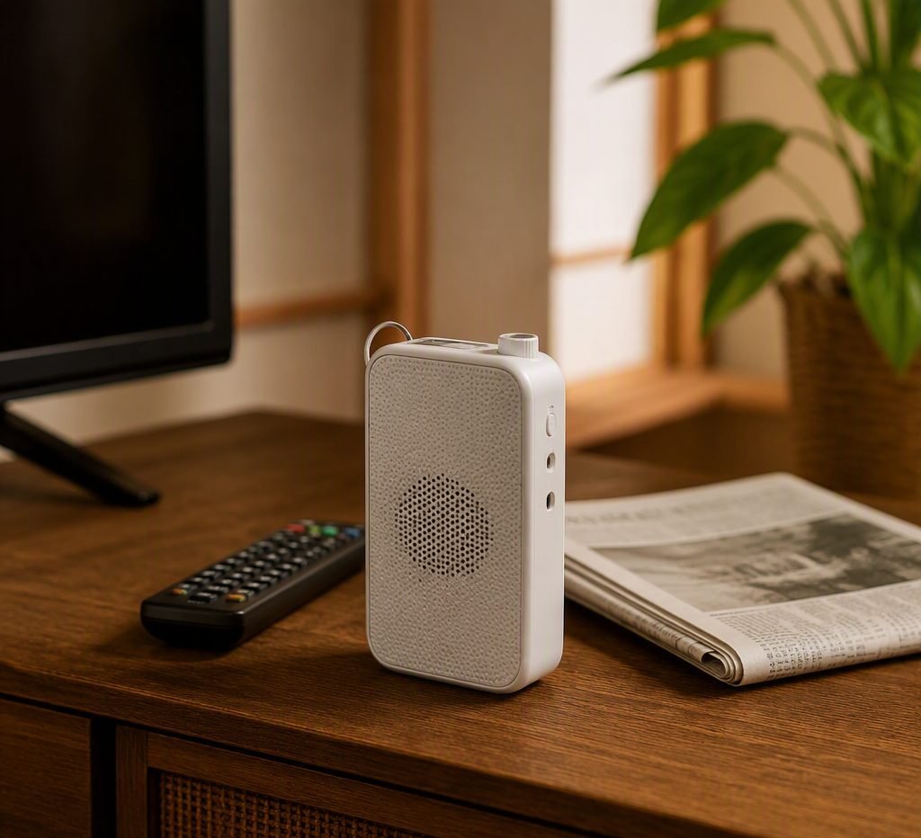 ひらき P1 ポケット型集音器 使用イメージ